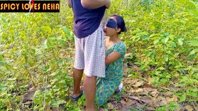 Indian Risky Outdoor Jungle Sex With Beautiful Girl & Cum Swallow - hclips - India