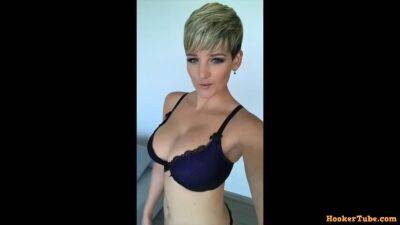 Short haired babe Hannah Brooks porn video - sunporno.com - Britain