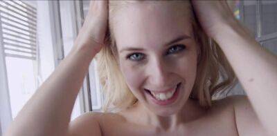 Ravishing sweetie is licking her own puffy nipples - drtuber