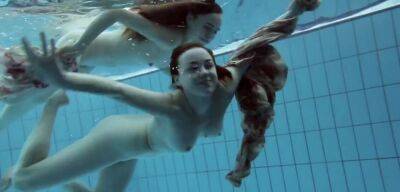 Euro And Russian Two Dressed Beauties Underwater Anna Netrebko And Lada Poleshuk - theyarehuge.com - Russia