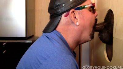 Gray DILF barebacked after gloryhole bj - drtuber