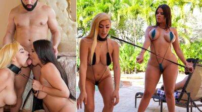 Valentina Jewels - Diamond Kitty - Bikini threesome - sunporno.com