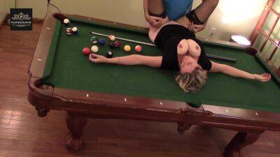 Pool Table Fuck Sexy Big Boob Wife In Heels Orgasms Hard - upornia