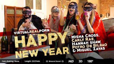 Miguel Zayas - Carly Rae Summers - Misha Cross - Potro De Bilbao - Happy New Year - txxx.com - Britain