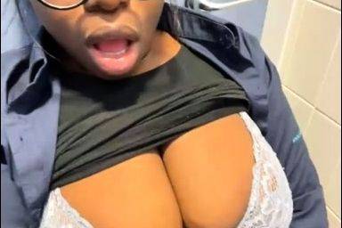 Black MILF with BIG boobs dancing and teasing - drtuber