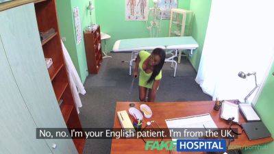 Jasmine Webb - Jasmine - Jasmine Webb, a busty English teen, gets a free ride in a fakehospital clinic - sexu.com - Britain