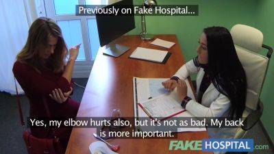 Anna Rose - Czech hotties in uniform enjoy a steamy threesome with their fakehospital doctor - sexu.com - Czech Republic