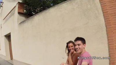 Teen Couple Making Sex Tape Outdoor - hotmovs.com