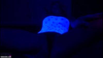 Nikki - Nikki Black Light Stripper Video - hotmovs.com