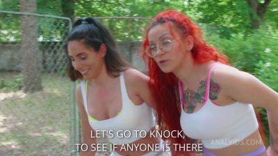 Linda - Anal casting for Linda del Sol and Natasha Ink 0% pussy DAP, balls deep anal, rimming, cum swallow, lesbo, 5on2 BBC PAF019 - AnalVids - hotmovs.com - Spain - Italy