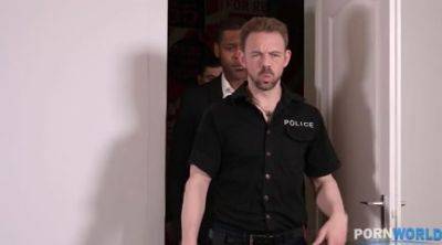 Kira Queen - Gone Wild - Cops Gone Wild: Interracial DP Office Orgie with Detective Dellai Eveline, Kira Queen, and Colleagues GP2043 - PornWorld - hotmovs.com